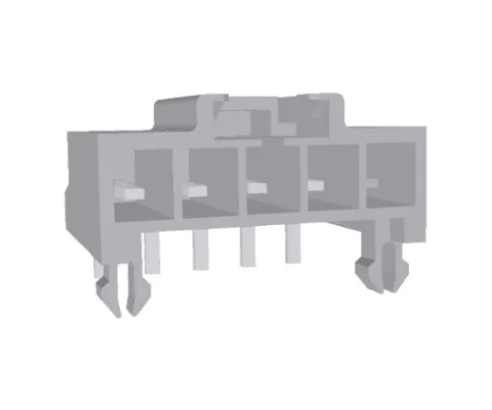 64-0384-67　TE Connectivity AMP Universal Power, 6 Way, 1 Row, Straight PCB Header　178489-1