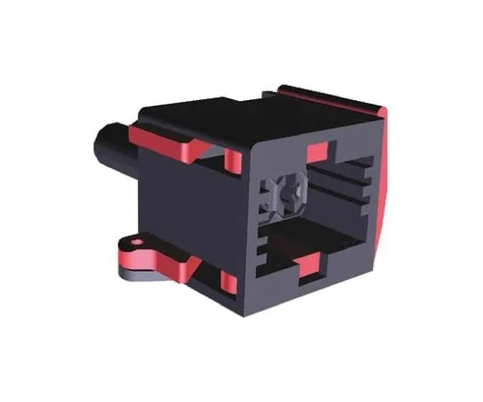 64-0378-22　TE Connectivity Junior Power Timer Series, 1 Row 2 Way Socket Housing　2-963210-1