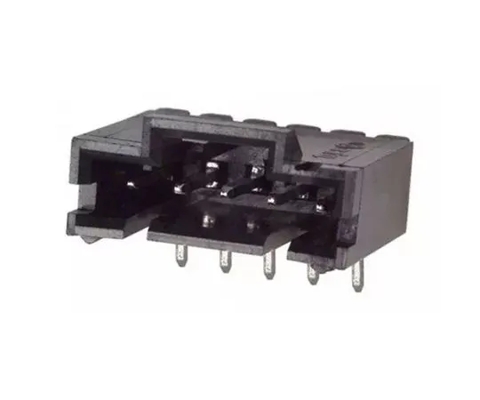 64-0384-24　TE Connectivity AMPMODU MTE, 5 Way, 1 Row, Right Angle PCB Header　5-103634-4