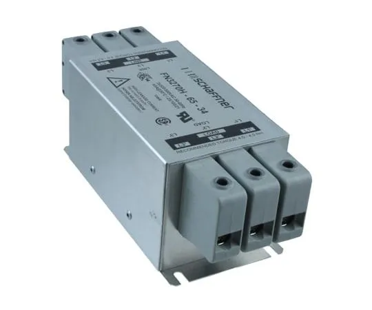 64-0523-64　Schaffner FN3270 Series 65A 520 V ac 60Hz Chassis Mount RFI Filter, with Tab Terminals　FN3270H-65-34