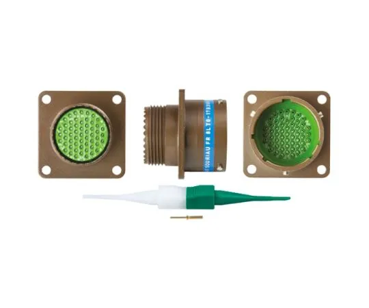 64-0572-70　Souriau 8LT Series, 55 Way Panel Mount MIL Spec Circular Connector Receptacle, Pin Contacts,Shell Size 17, Bayonet　8LT017B35PN