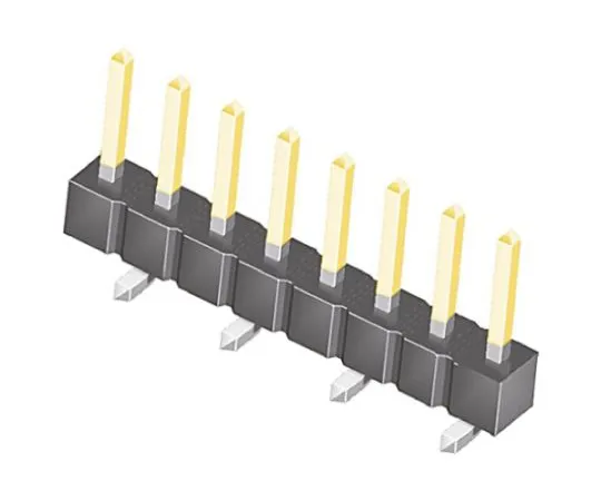 64-0582-39　Samtec TSM, 8 Way, 1 Row, Straight Pin Header　TSM-108-02-L-SV