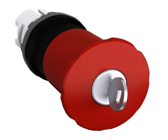 64-0540-82　ABB Compact, Red, Key Reset 40mm Mushroom Head Emergency Button　1SFA611525R1101  MPEK4-11R
