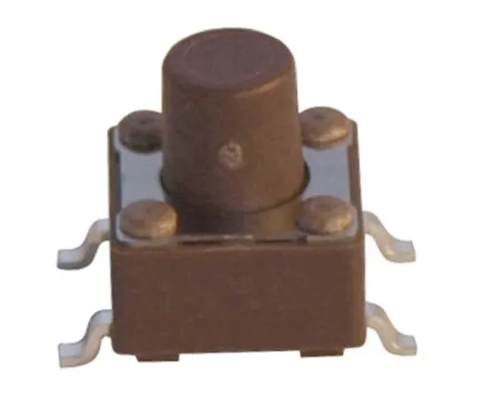 64-0578-63　Brown Stem Tactile Switch, Single Pole Single Throw (SPST) 50 mA @ 12 V dc 7mm　DTSM63NV
