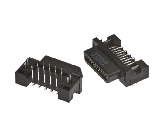 64-0433-45　Hirose FX2 Series 1.27mm Pitch 40 Way 2 Row Right Angle PCB Socket, Through Hole, Solder Termination　FX2-40S-1.27DSL(71)