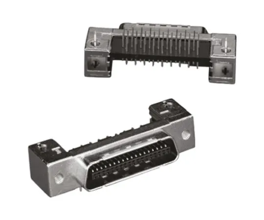 64-0610-85　3M MDR 102 Series, 26 Way Right Angle Through Hole Micro-D PCB Connector Plug, 1.27mm Pitch　10126-52B2PC
