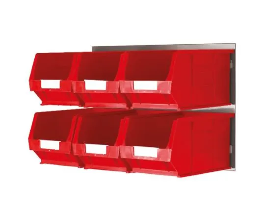 64-0615-07　RS PRO Red PP Storage Bin, 132mm x 150mm　771-9209