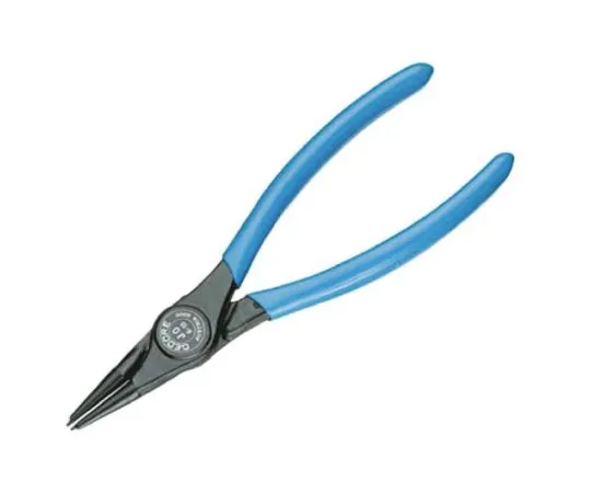 64-0619-78　Gedore 141 mm Chrome Vanadium Steel Circlip Pliers With Straight Tip, Range 8 → 13 mm　8000 J 0