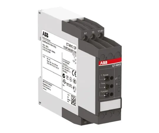 64-0496-98　ABB Accumulative ON Delay, Flash Start with OFF, Flash Start with ON, Impulse OFF with Auxiliary Voltage, Impulse ON,　1SVR740020R3100  CT-MVS.12P