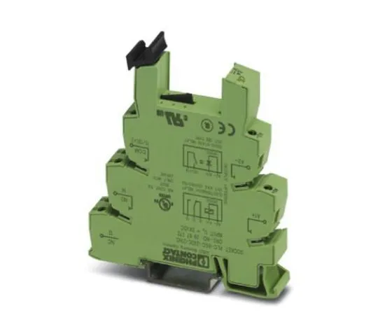 64-0597-07　Phoenix Contact 1 Pin Relay Socket, DIN Rail, 24V ac/dc for *** with PLC Series　2967772