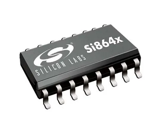 64-0518-27　Si8640BC-B-IS1 Silicon Labs, PCB SMT, 4-Channel Digital Isolator 150MBps, 3.75 kV, 16-Pin SOIC　Si8640BC-B-IS1