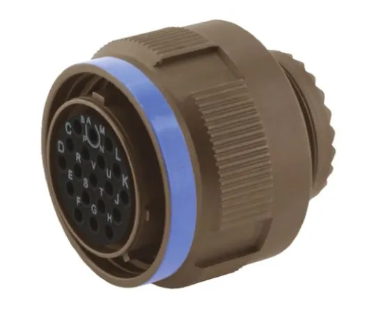 64-0572-37　Souriau 8D Series, 19 Way Cable Mount MIL Spec Circular Connector Plug, Socket Contacts,Shell Size 15, Screw Coupling,　8D515W19SN