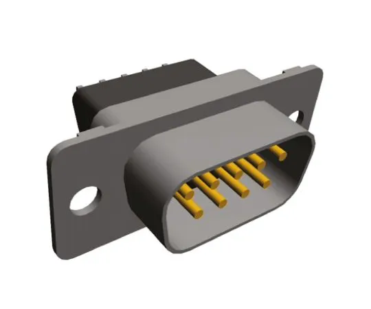 64-0535-62　TE Connectivity Amplimite HD-20 Series, 9 Way Through Hole PCB D-sub Connector Plug, 2.743mm Pitch, with 3.05 mm　5745182-2