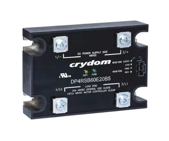 64-0615-45　Sensata / Crydom 20 A Solid State Relay, DC, Panel Mount, MOSFET, 48 V dc Maximum Load　DP4R60E20