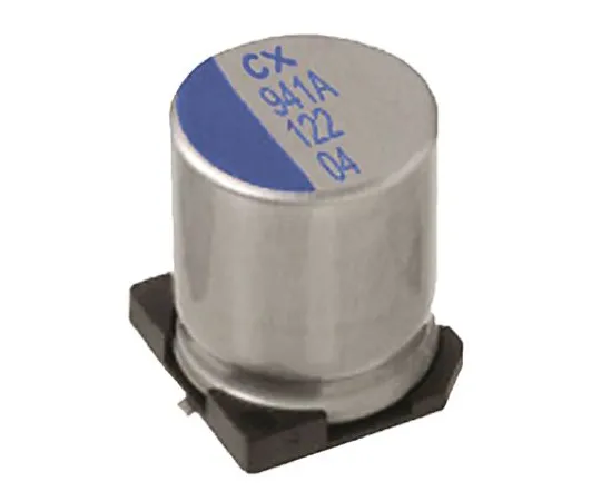 64-0571-69　Nichicon 270μF 20V dc Aluminium Polymer Capacitor, Surface Mount 10 (Dia.) x 12.6mm +125°C 10mm 4.6mm　PCX1D271MCL1GS