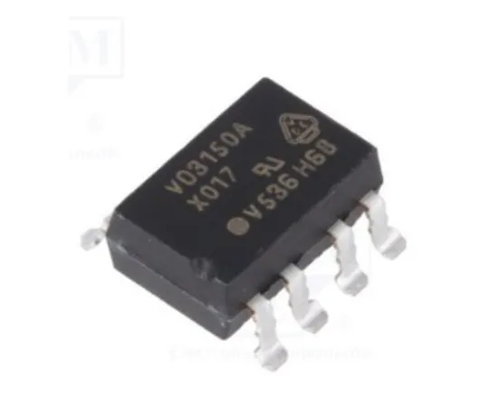 64-0624-17　Vishay, VO3150A-X017T DC Input Phototransistor Output Dual Optocoupler, Surface Mount, 8-Pin SMD　VO3150A-X017T
