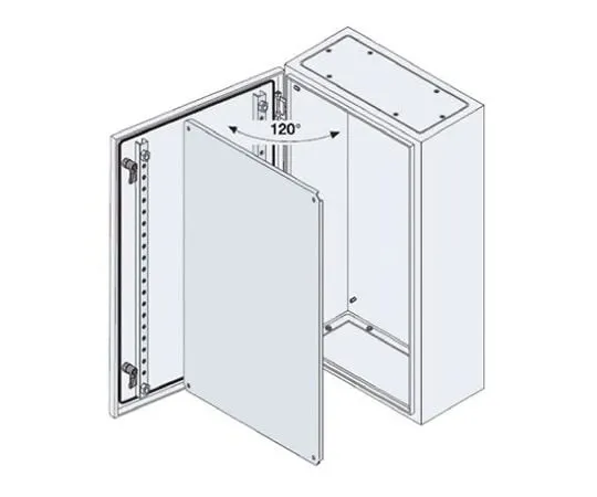 64-0597-19　ABB SR2 Monobloc, Steel Wall Box, IP65, 150mm x 300 mm x 300 mm　SRN3315K  SR2-SRN3315K
