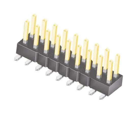 64-0582-43　Samtec TSM, 18 Way, 2 Row, Straight Pin Header　TSM-109-02-L-DV