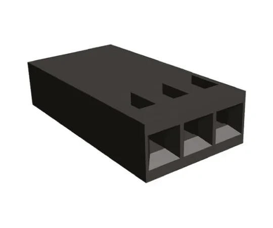 64-0493-06　TE Connectivity AMPMODU MOD IV Female Connector Housing, 2.54mm Pitch, 3 Way, 1 Row　87499-6