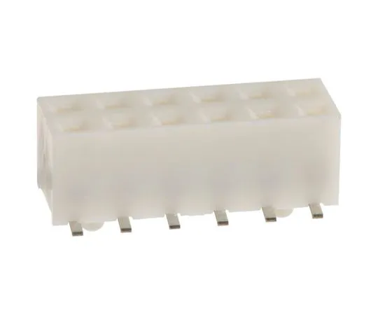 64-0640-27　Hirose A3 Series 2mm Pitch 12 Way 2 Row Straight PCB Socket, Surface Mount, Solder Termination　A3-12DA-2SV(71)
