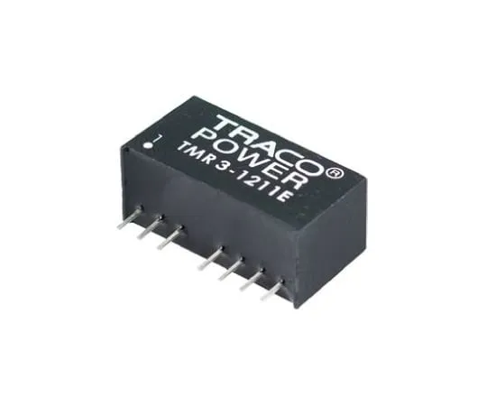 64-0441-34　TRACOPOWER TMR 3E 3W Isolated DC-DC Converter Through Hole, Voltage in 36 → 75 V dc, Voltage out 5V dc　TMR 3-4811E
