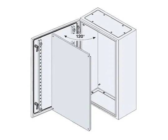 64-0597-26　ABB SR2 Monobloc, Steel Wall Box, IP65, 250mm x 600 mm x 600 mm　SRN6625K  SR2-SRN6625K