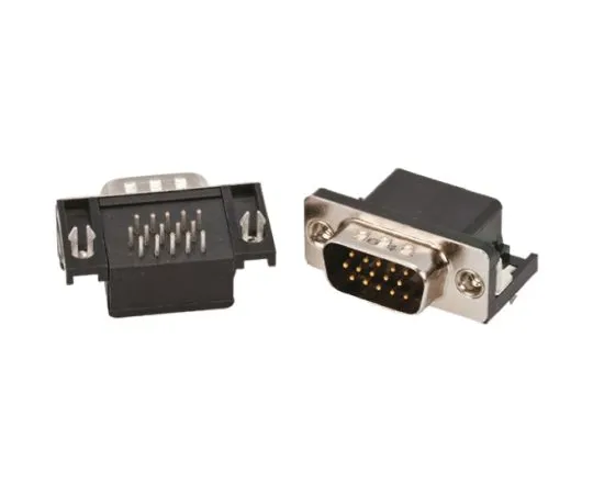 64-0448-66　Amphenol FCI 10090926 Series, 15 Way Right Angle Through Hole PCB D-sub Connector Plug, 2.29mm Pitch　10090926-P154XLF