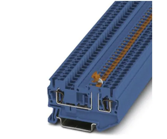 64-0637-28　Phoenix Contact, ST 2.5-MT BU Series , 400 V Spring Cage, Spring Cage Termination　3037818