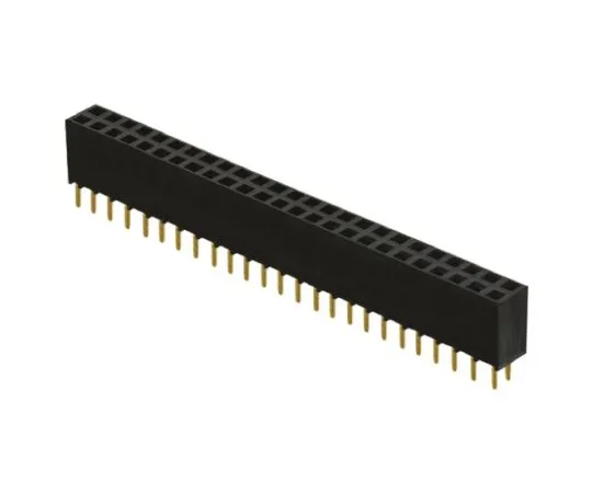 64-0580-72　Samtec SSW Series 2.54mm Pitch 50 Way 2 Row Straight PCB Socket, Through Hole, Solder Termination　SSW-125-02-G-D