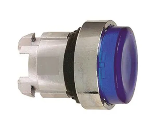 64-0497-22　Schneider Electric Harmony XB4 Series, Blue Push Button Head, Spring Return, 22mm Cutout　ZB4BW16
