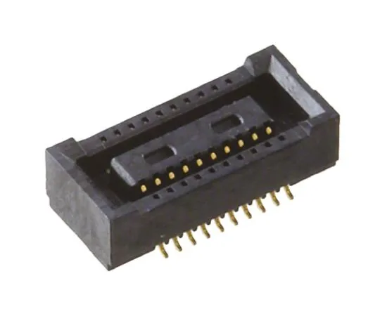 64-0620-37　Hirose DF40 Series 0.4mm Pitch 20 Way 2 Row Straight PCB Socket, Surface Mount, Solder Termination　DF40C(2.0)-20DS-0.4V(58)