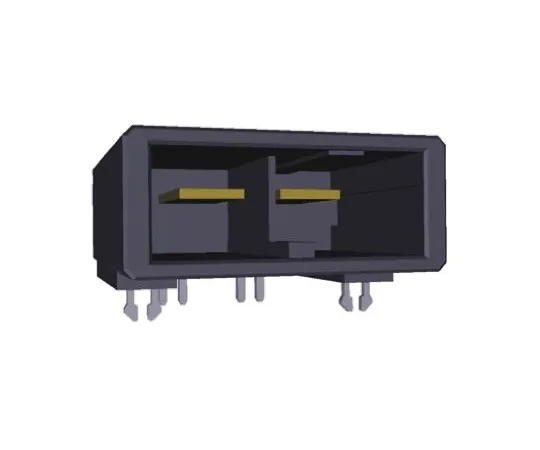 64-0389-75　TE Connectivity Dynamic 5000, 2 Way, Right Angle PCB Header　1-353079-3