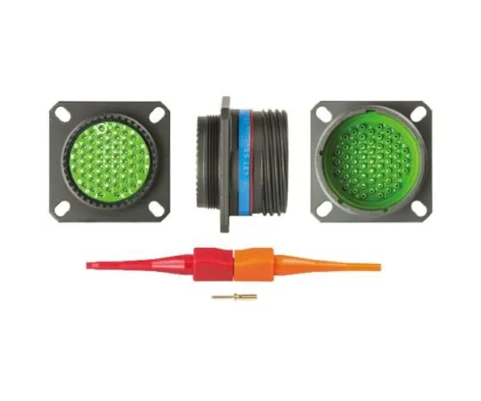64-0573-70　Souriau 8D Series, 55 Way Panel Mount MIL Spec Circular Connector Receptacle, Pin Contacts,Shell Size 23, Screw　8D023Z55PN