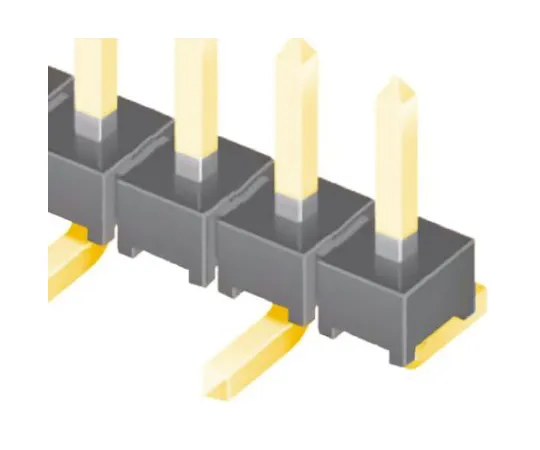 64-0581-90　Samtec TMM, 20 Way, 1 Row, Straight Pin Header　TMM-120-01-G-S-SM