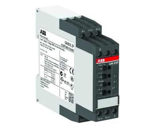 64-0634-78　ABB Voltage Monitoring Relay With DPDT Contacts, 110 → 130 V ac, 1 Phase　1SVR730831R0400  CM-ESS.2S