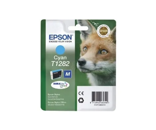 64-0423-58　Epson T1282 Cyan Ink Cartridge　C13T12824010