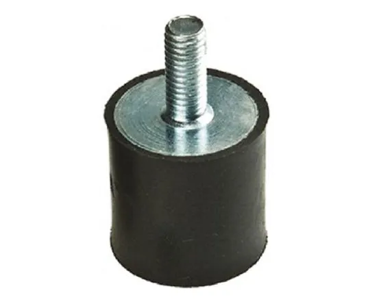64-0638-44　FIBET 4035VE23-45 58mm Shock Mount M8 40mm Diameter 9daN Compression Load 7mm, Male Only Natural Rubber　4035VE23-45
