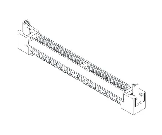 64-0593-53　Samtec HSEC8-DV Series, FemalePCBEdge Connector, SMT Mount, 40 Way, 2 Row, 0.8mm Pitch, 3.1A　HSEC8-120-01-L-DV-A