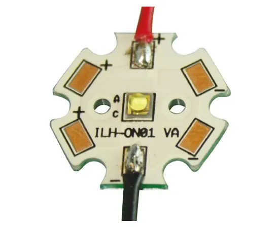 64-0624-97　ILS ILH-ON01-RDOR-SC211-WIR200., OSLON 80 1+ PowerStar Circular LED Array, 1 Red-Orange LED　ILH-ON01-RDOR-SC211-WIR200.