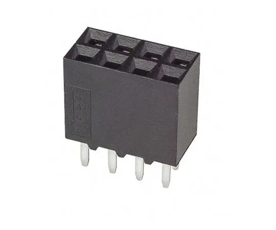 64-0493-30　TE Connectivity AMPMODU MOD II Series 2.54mm Pitch 6 Way 2 Row Straight PCB Socket, Through Hole, Solder Termination　5-534206-3