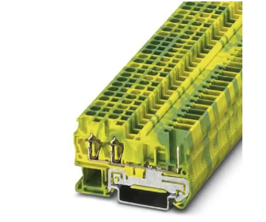 64-0637-33　Phoenix Contact, ST 2.5-TWIN/ 1P-PE Series , 500 V Spring Cage, Plug In, Spring Cage Termination　3042120