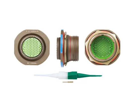 64-0572-58　Souriau 8D Series, 100 Way Panel Mount MIL Spec Circular Connector Receptacle, Pin Contacts,Shell Size 23, Screw　8D723W35PN