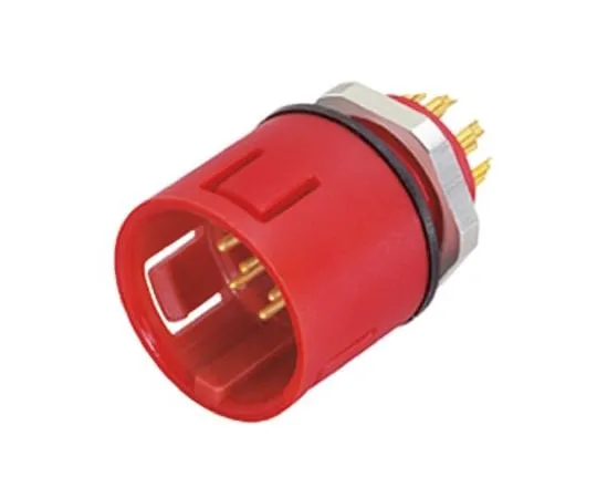 64-0444-97　Binder 720 Series Miniature Panel Mount Connector, 12 contacts Socket　99-9135-50-12