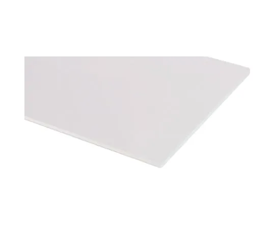 64-0639-80　White Polyvinyl Chloride PVC Sheet, 600mm x 600mm x 2.5mm　809-9695