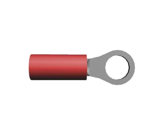 64-0391-78　TE Connectivity PIDG Series Insulated Crimp Ring Terminal, M5 Stud Size, 0.26mm² to 1.65mm² Wire Size, Red　31887
