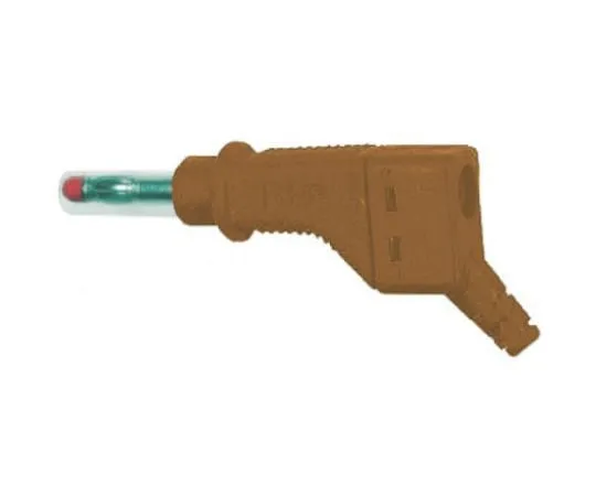 64-0423-79　4mm Stackable retracatble plug brown　66.9328-27