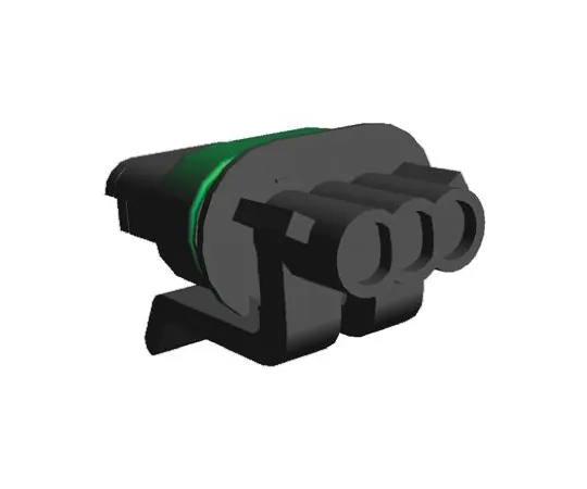 64-0436-41　TE Connectivity MULTILOCK Series, 1 Row 3 Way Cable Mount Socket Housing　444043-1
