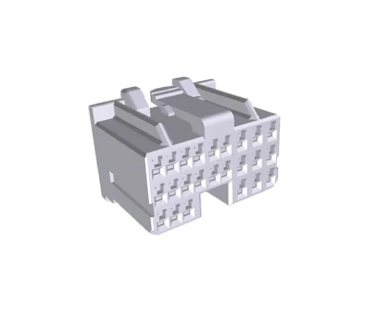 64-0397-94　TE Connectivity MULTILOCK 040 II Male Connector Housing, 2.5mm Pitch, 24 Way, 3 Row　316371-1