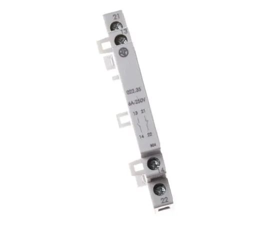 64-0635-80　Finder 22 Series, NO/NC (1), Auxiliary Contact, DIN Rail Mount, 6 A　022.35