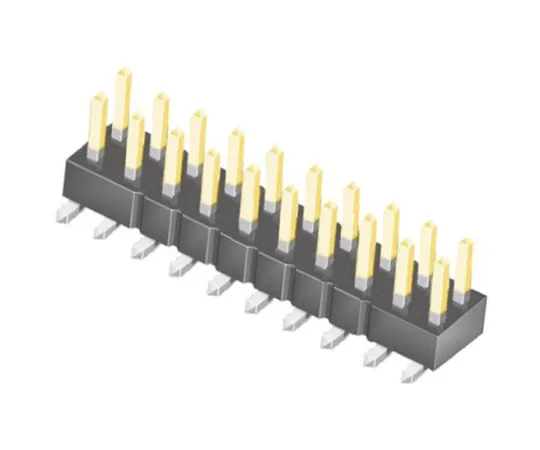 64-0582-45　Samtec TSM, 20 Way, 2 Row, Straight Pin Header　TSM-110-01-L-DV